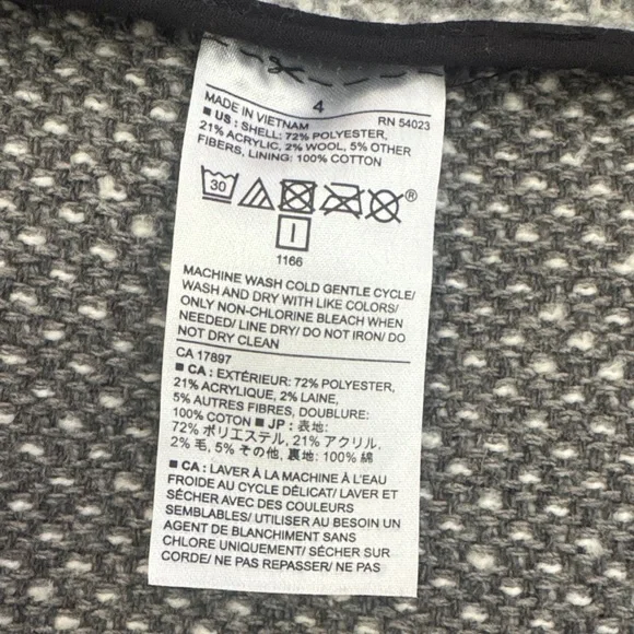 Banana Republic Factory wrap jacket with black trim - Picture 8 of 8